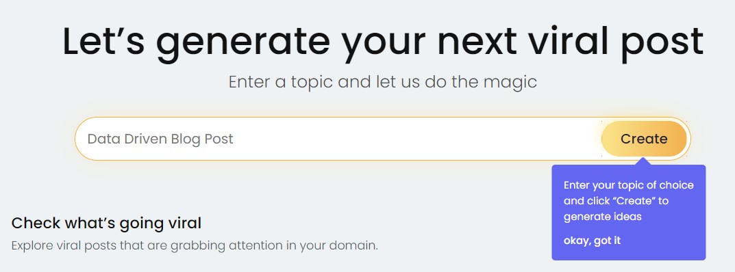  AI LinkedIn Content Generator ReachifyMe allows users to generate performing LinkedIn posts instantly