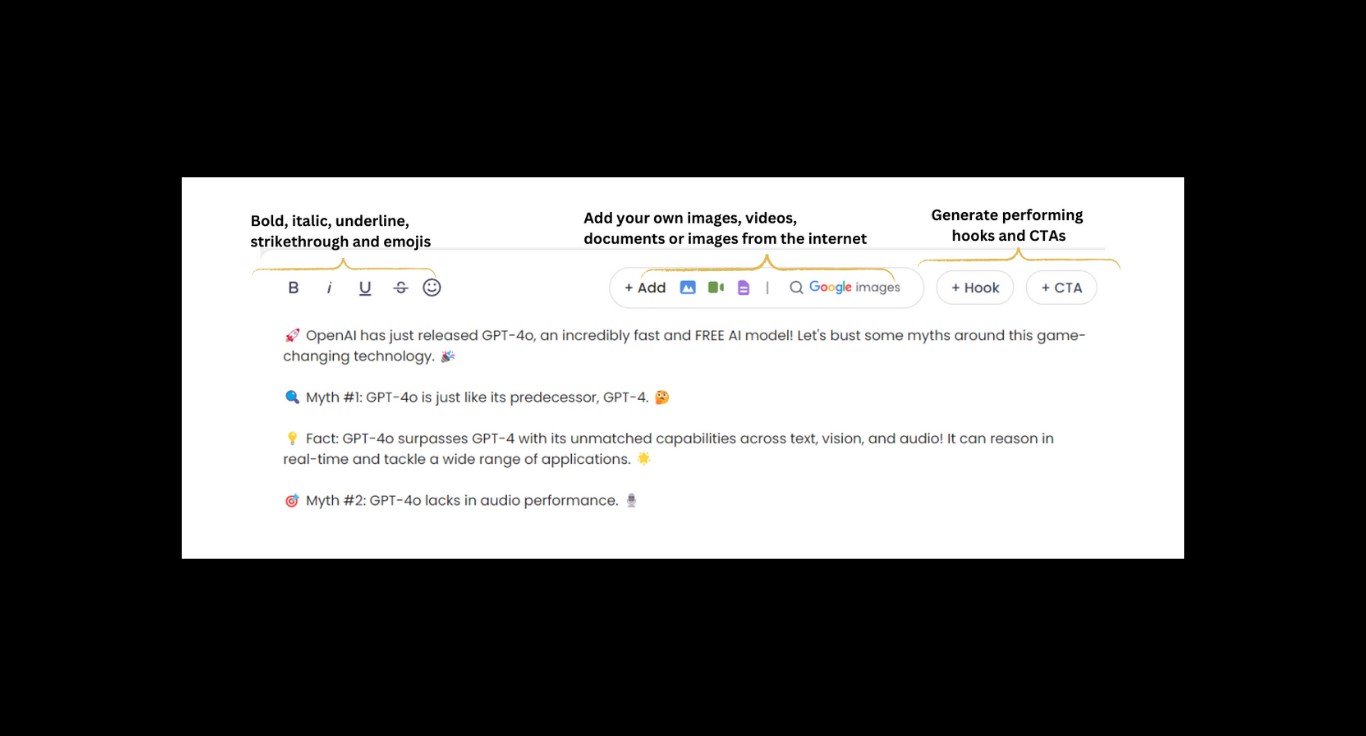 ReachifyMe’s LinkedIn Post Formatting Tool