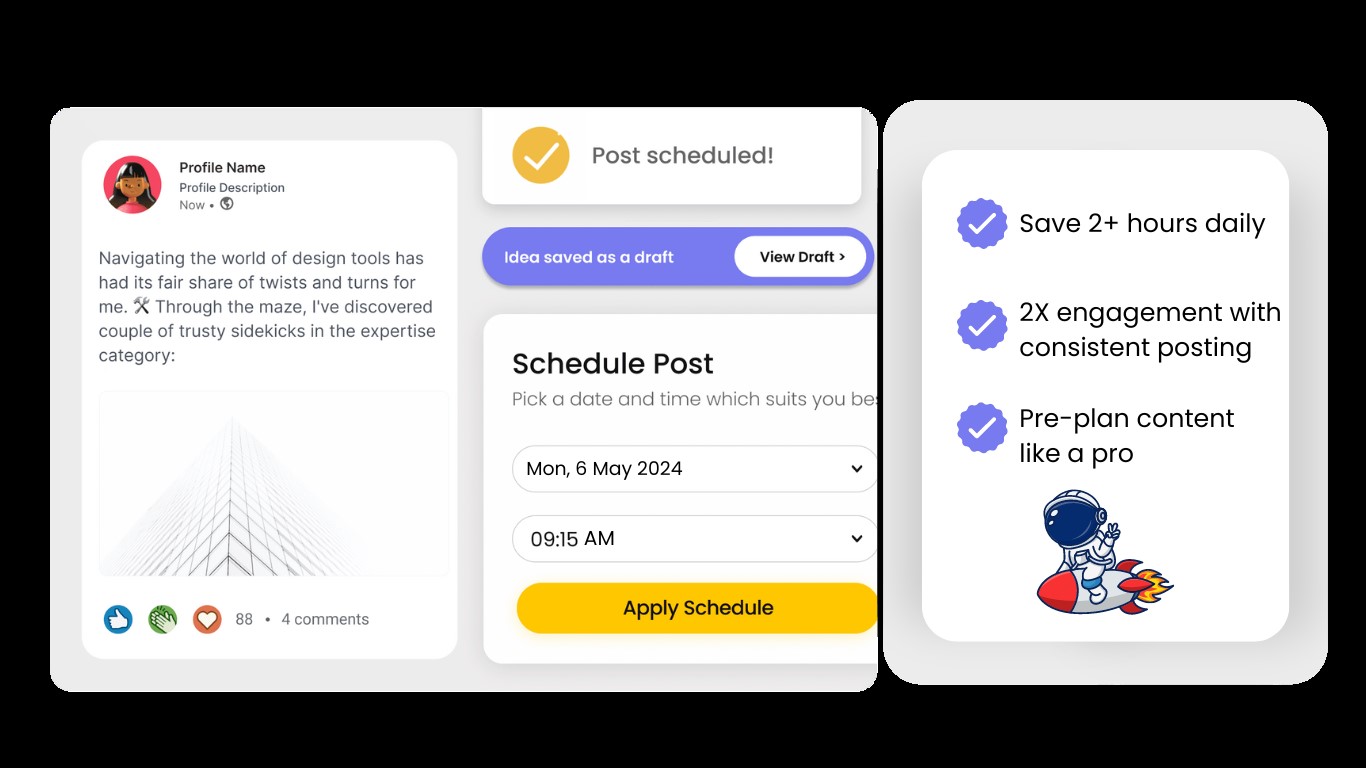 ReachifyMe’s LinkedIn Scheduling Tool