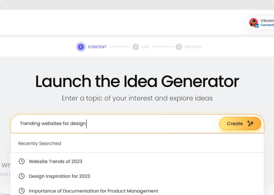 ReachifyMe’s Idea Generator