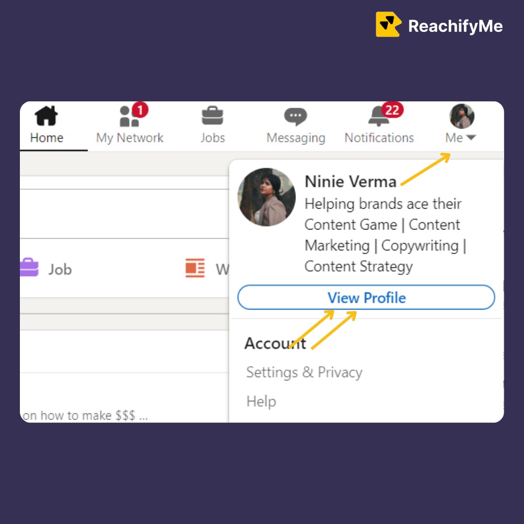 View Profile button.